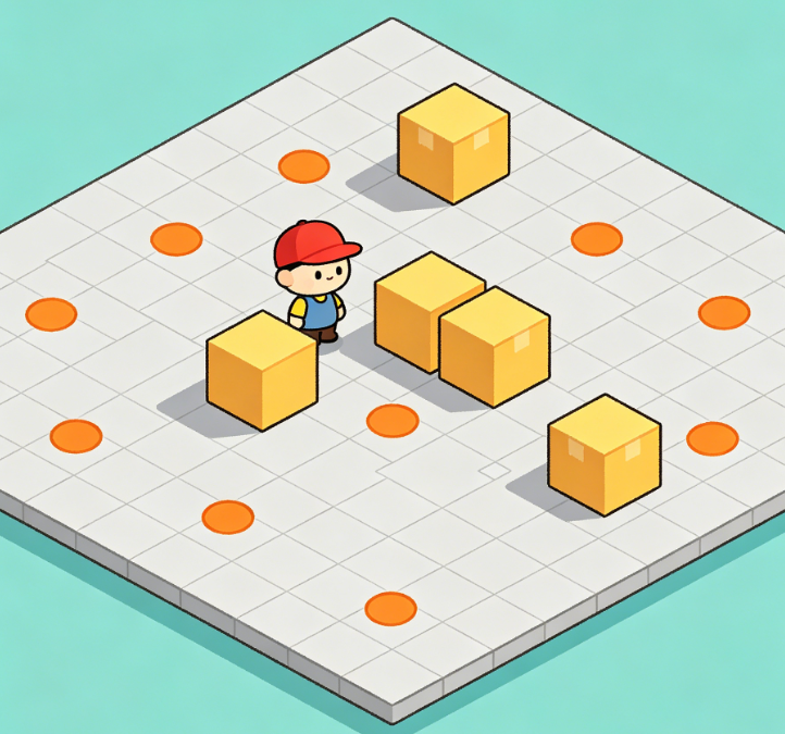 Light-Strategy Box-Pushing Collection